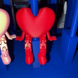 Red Heart straw topper